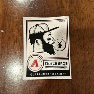 Dutch Bros Diamond Backs World Series Sticker
